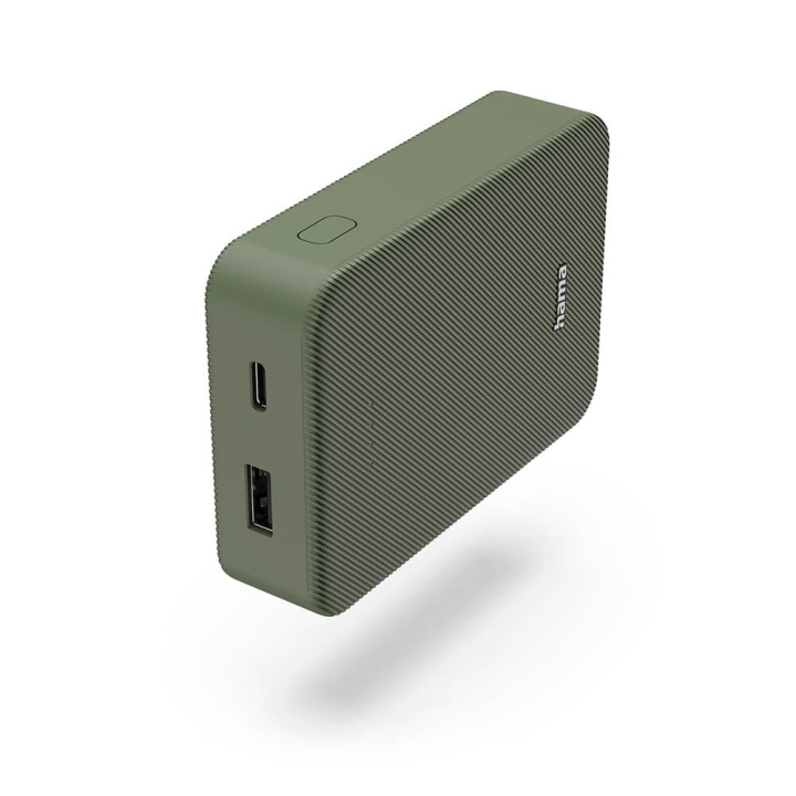 Hama Powerbank Colour 10 10000mAh USB-C+USB-A Grön i gruppen SMARTPHONE & SURFPLATTOR / Laddare & Kablar / Powerbanks hos TP E-commerce Nordic AB (C71532)