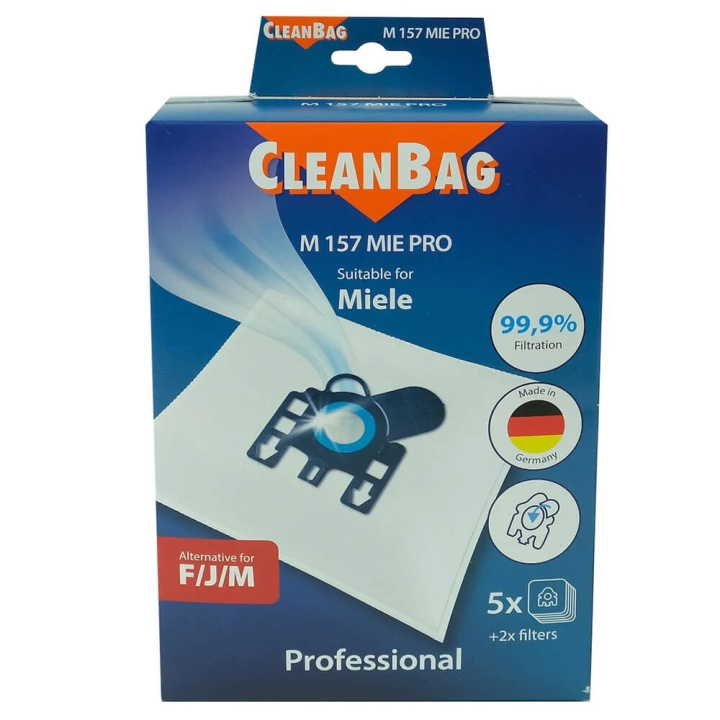 CLEANBAG Dammsugarpåse M 157 MIE 5+2 Pro i gruppen HEM, HUSHÅLL & TRÄDGÅRD / Städprodukter / Dammsugare & Tillbehör / Tillbehör / Dammsugarpåsar hos TP E-commerce Nordic AB (C71539)