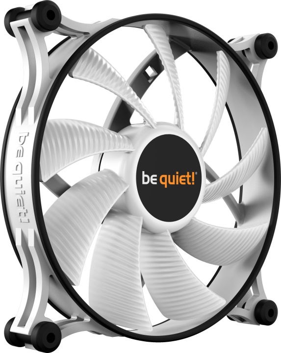 Be Quiet! Shadow Wings 2 PWM-fläkt, 140 mm, vit i gruppen DATORER & KRINGUTRUSTNING / Datorkomponenter / Kylning / Chassifläktar hos TP E-commerce Nordic AB (C71734)