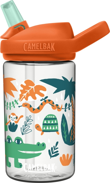 Camelbak Eddy+ Kids 0,4L vattenflaska, Djungeldjur i gruppen LEKSAKER, BARN- & BABYPRODUKTER / Äta & Dricka / Flaskor & Barnmuggar hos TP E-commerce Nordic AB (C71831)