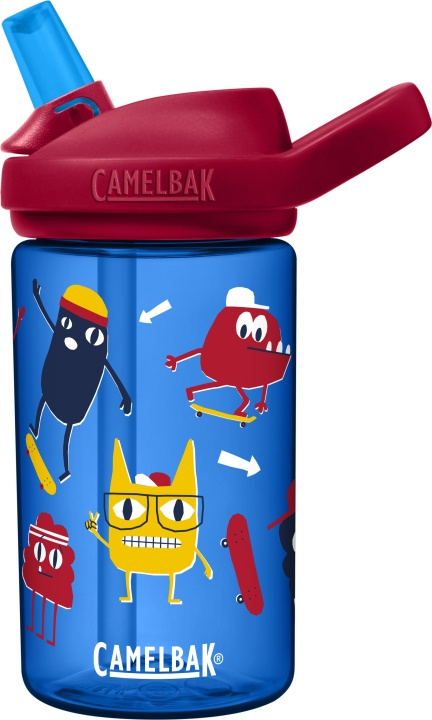 Camelbak Eddy+ Kids 0,4L vattenflaska, Skate Monsters i gruppen LEKSAKER, BARN- & BABYPRODUKTER / Äta & Dricka / Flaskor & Barnmuggar hos TP E-commerce Nordic AB (C71832)