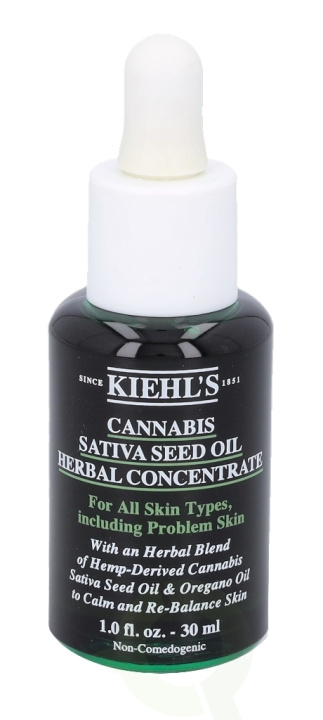 Kiehl\'s Cannabis Sativa Seed Oil Herbal Concentrate 30 ml i gruppen SKÖNHET & HÄLSA / Hudvård / Kroppsvård / Kroppsolja hos TP E-commerce Nordic AB (C71984)