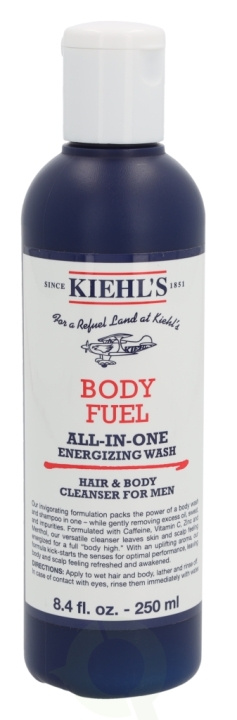 Kiehl\'s Body Fuel All-In-One Energizing Wash 250 ml Hair & Body i gruppen SKÖNHET & HÄLSA / Hudvård / Kroppsvård / Bad & Duschcreme hos TP E-commerce Nordic AB (C71989)