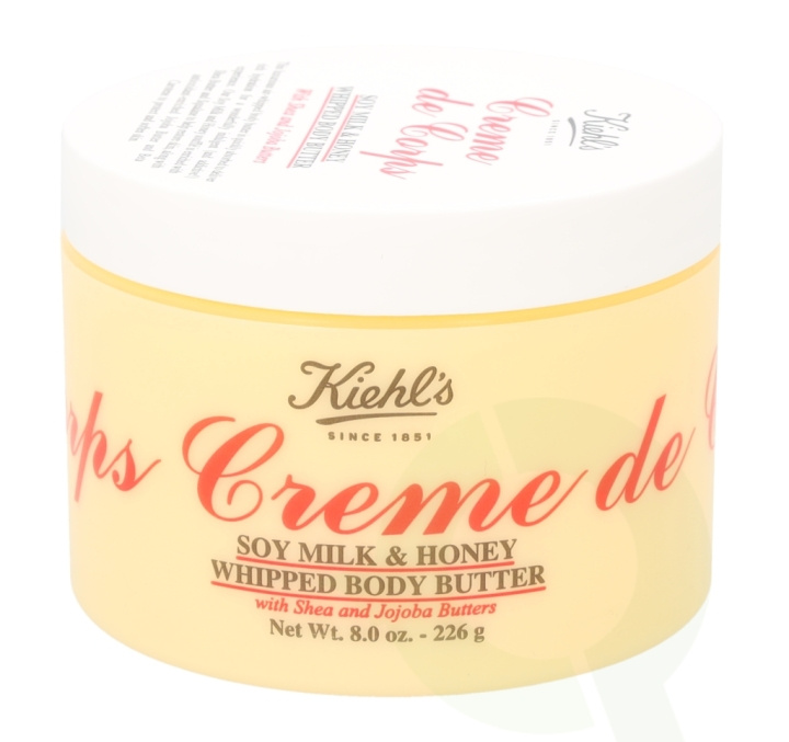 Kiehl\'s Creme De Corps Whipped Body Butter 226 g Soy Milk & Honey i gruppen SKÖNHET & HÄLSA / Hudvård / Kroppsvård / Body lotion hos TP E-commerce Nordic AB (C71994)