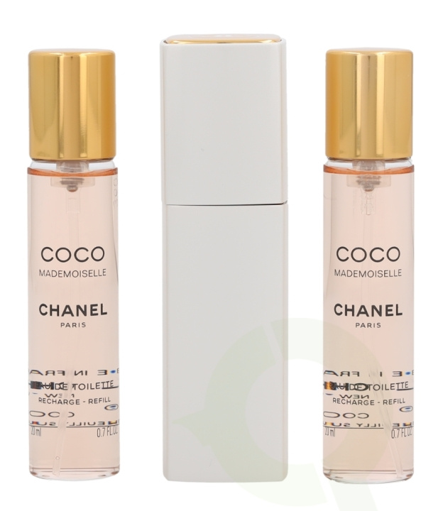 Chanel Coco Mademoiselle Giftset 60 ml 2x Edt Spray Refill 20Ml/1x Edt Spray 20Ml - Twist and Spray i gruppen SKÖNHET & HÄLSA / Presentkit / Presentkit För Henne hos TP E-commerce Nordic AB (C72171)