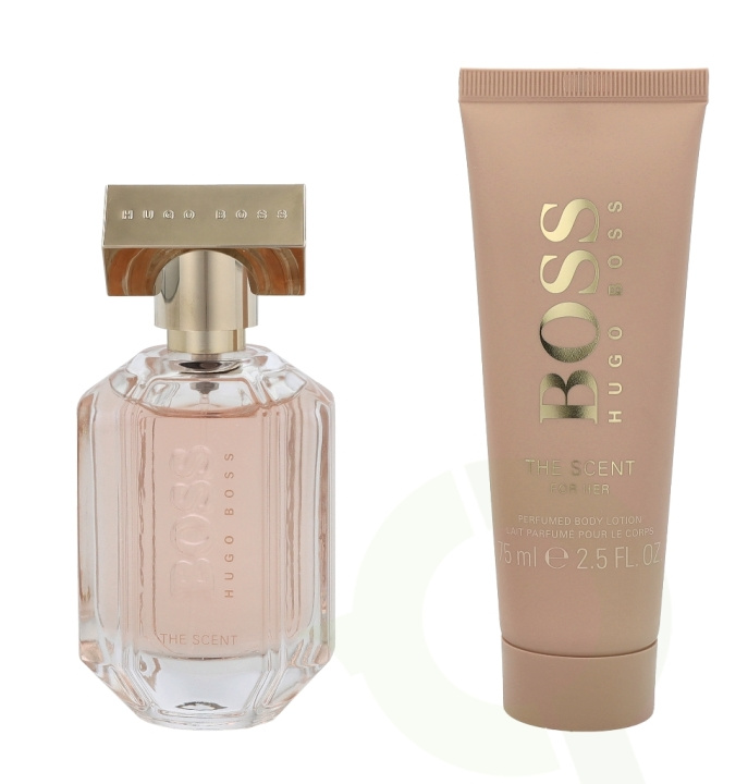 Hugo Boss The Scent For Her Giftset 125 ml Edp Spray 50ml/Body Lotion 75ml i gruppen SKÖNHET & HÄLSA / Presentkit / Presentkit För Henne hos TP E-commerce Nordic AB (C72694)