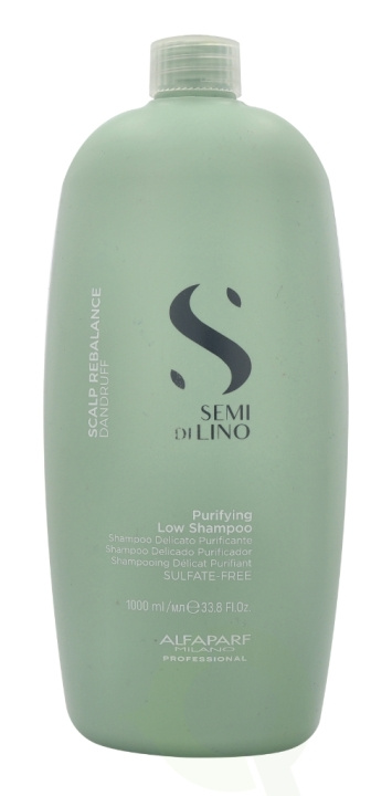 Alfaparf Semi Di Lino Scalp Rebalance Purifying Shampoo 1000 ml Low i gruppen SKÖNHET & HÄLSA / Hår & Styling / Hårvårdsprodukter / Schampo hos TP E-commerce Nordic AB (C73043)