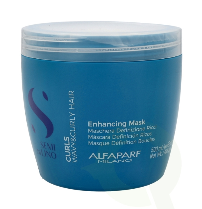 Alfaparf Semi Di Lino Curls Enhancing Masker 500 ml i gruppen SKÖNHET & HÄLSA / Hår & Styling / Hårvårdsprodukter / Hårinpackning hos TP E-commerce Nordic AB (C73059)