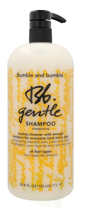 Bumble and Bumble Bumble & Bumble Gentle Shampoo 1000 ml For All Skin Types i gruppen SKÖNHET & HÄLSA / Hår & Styling / Hårvårdsprodukter / Schampo hos TP E-commerce Nordic AB (C73255)