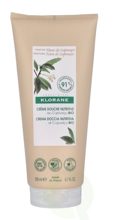 Klorane Shower Cream With Organic Cupuacu Flower 200 ml i gruppen SKÖNHET & HÄLSA / Hudvård / Kroppsvård / Bad & Duschcreme hos TP E-commerce Nordic AB (C73475)