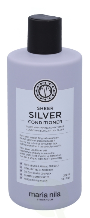 Maria Nila Sheer Silver Conditioner 300 ml i gruppen SKÖNHET & HÄLSA / Hår & Styling / Hårvårdsprodukter / Balsam hos TP E-commerce Nordic AB (C73632)