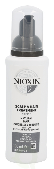 Nioxin System 2 Scalp & Hair Treatment 100 ml Step 3 / Natural Hair Prog. Thinning with UV i gruppen SKÖNHET & HÄLSA / Hår & Styling / Hårvårdsprodukter / Hårinpackning hos TP E-commerce Nordic AB (C73661)