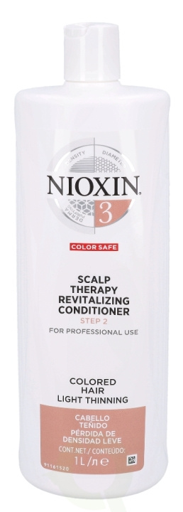 Nioxin System 3 Scalp Therapy Revitalizing Conditioner 1000 ml Step 2 i gruppen SKÖNHET & HÄLSA / Hår & Styling / Hårvårdsprodukter / Balsam hos TP E-commerce Nordic AB (C73662)