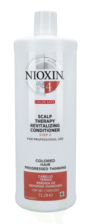 Nioxin System 4 Scalp Therapy Revitaliser Conditioner 1000 ml Step 2/ Colored Hair i gruppen SKÖNHET & HÄLSA / Hår & Styling / Hårvårdsprodukter / Balsam hos TP E-commerce Nordic AB (C73670)