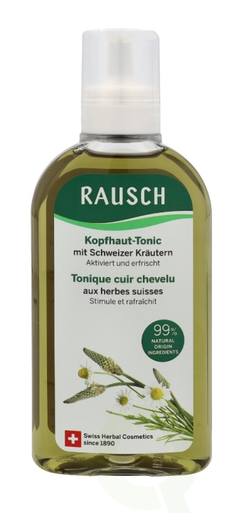 Rausch Swiss Herbs Scalp Tonic 200 ml i gruppen SKÖNHET & HÄLSA / Hår & Styling / Hårvårdsprodukter / Hårserum hos TP E-commerce Nordic AB (C73704)
