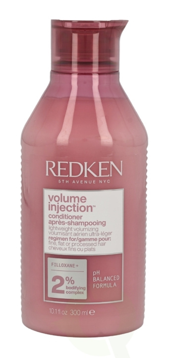 Redken Volume Injection Conditioner 300 ml Lightweight Volumizing For Fine Hair i gruppen SKÖNHET & HÄLSA / Hår & Styling / Hårvårdsprodukter / Balsam hos TP E-commerce Nordic AB (C73759)