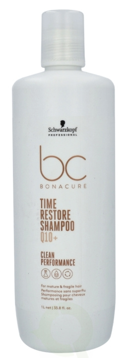 Schwarzkopf Bonacure Q10+ Time Restore Shampoo 1000 ml i gruppen SKÖNHET & HÄLSA / Hår & Styling / Hårvårdsprodukter / Schampo hos TP E-commerce Nordic AB (C73796)