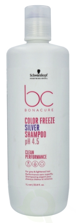 Schwarzkopf Bonacure Color Freeze Silver Shampoo 1000 ml i gruppen SKÖNHET & HÄLSA / Hår & Styling / Hårvårdsprodukter / Schampo hos TP E-commerce Nordic AB (C73800)