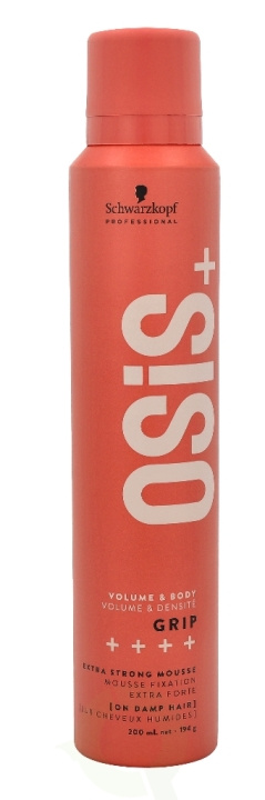 Schwarzkopf Osis+ Grip Extreme Hold Mousse 200 ml i gruppen SKÖNHET & HÄLSA / Hår & Styling / Hårstylingprodukter / Hårmousse hos TP E-commerce Nordic AB (C73804)