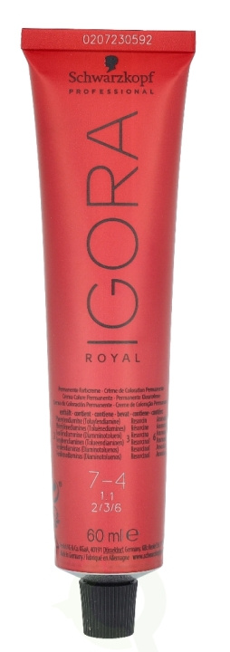 Schwarzkopf Igora Royal Permanent Color Creme 60 ml 45477 i gruppen SKÖNHET & HÄLSA / Hår & Styling / Hårvårdsprodukter / Hårfärg / Hårfärg & Färgbomb hos TP E-commerce Nordic AB (C73814)