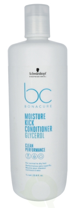 Schwarzkopf Bonacure Hyaluronic Moisture Kick Conditioner 1000 ml For Normal To Dry Hair i gruppen SKÖNHET & HÄLSA / Hår & Styling / Hårvårdsprodukter / Balsam hos TP E-commerce Nordic AB (C73817)