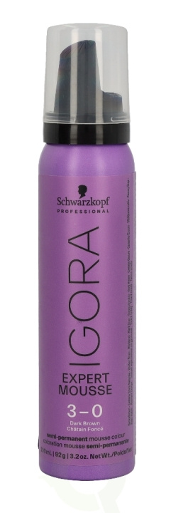 Schwarzkopf Igora Expert Mousse 100 ml 3-0 i gruppen SKÖNHET & HÄLSA / Hår & Styling / Hårstylingprodukter / Hårmousse hos TP E-commerce Nordic AB (C73825)