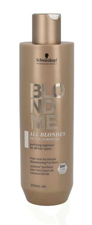 Schwarzkopf Blond Me All Blondes Detox Shampoo 300 ml For All Hair Types i gruppen SKÖNHET & HÄLSA / Hår & Styling / Hårvårdsprodukter / Schampo hos TP E-commerce Nordic AB (C73838)