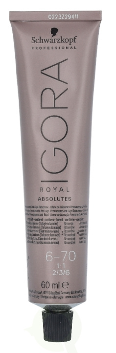 Schwarzkopf Igora Royal Absolutes Permanent Color Creme 60 ml 6-70 i gruppen SKÖNHET & HÄLSA / Hår & Styling / Hårvårdsprodukter / Hårfärg / Hårfärg & Färgbomb hos TP E-commerce Nordic AB (C73852)