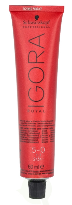 Schwarzkopf Igora Royal Permanent Color Creme 60 ml 5-0 i gruppen SKÖNHET & HÄLSA / Hår & Styling / Hårvårdsprodukter / Hårfärg / Hårfärg & Färgbomb hos TP E-commerce Nordic AB (C73860)