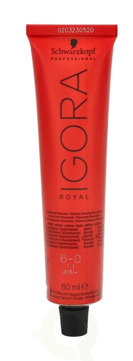 Schwarzkopf Igora Royal Permanent Color Creme 60 ml 6-0 i gruppen SKÖNHET & HÄLSA / Hår & Styling / Hårvårdsprodukter / Hårfärg / Hårfärg & Färgbomb hos TP E-commerce Nordic AB (C73861)