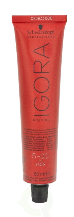 Schwarzkopf Igora Royal Permanent Color Creme 60 ml 5-00 i gruppen SKÖNHET & HÄLSA / Hår & Styling / Hårvårdsprodukter / Hårfärg / Hårfärg & Färgbomb hos TP E-commerce Nordic AB (C73863)