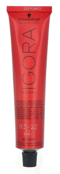 Schwarzkopf Igora Royal Permanent Color Creme 60 ml 9,5-22 i gruppen SKÖNHET & HÄLSA / Hår & Styling / Hårvårdsprodukter / Hårfärg / Hårfärg & Färgbomb hos TP E-commerce Nordic AB (C73866)