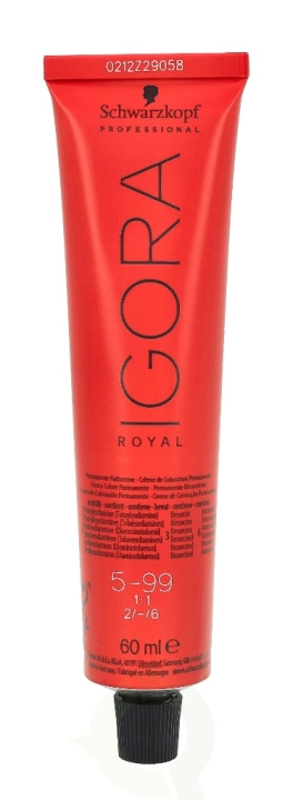 Schwarzkopf Igora Royal Permanent Color Creme 60 ml 5-99 i gruppen SKÖNHET & HÄLSA / Hår & Styling / Hårvårdsprodukter / Hårfärg / Hårfärg & Färgbomb hos TP E-commerce Nordic AB (C73871)