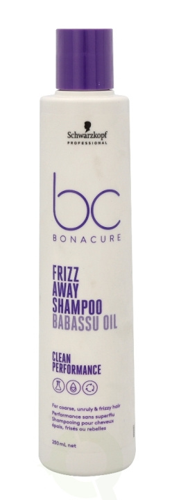 Schwarzkopf Bonacure Frizz Away Shampoo 250 ml For Coarse, Unruly & Frizzy Hair i gruppen SKÖNHET & HÄLSA / Hår & Styling / Hårvårdsprodukter / Schampo hos TP E-commerce Nordic AB (C73903)