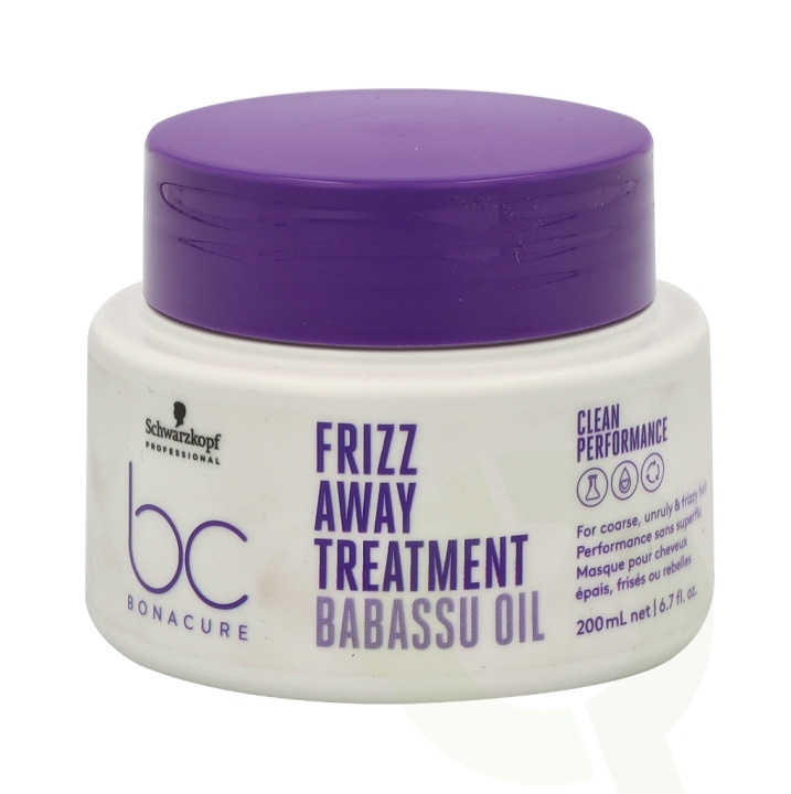 Schwarzkopf Bonacure Frizz Away Treatment 200 ml For Coarse,Unruly & Frizzy Hair i gruppen SKÖNHET & HÄLSA / Hår & Styling / Hårvårdsprodukter / Schampo hos TP E-commerce Nordic AB (C73905)