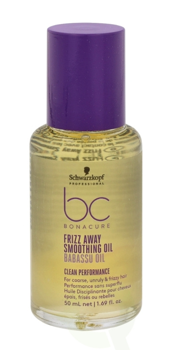 Schwarzkopf Bonacure Frizz Away Smoothing Oil 50 ml For Course, Unruly & Frizzy Hair i gruppen SKÖNHET & HÄLSA / Hår & Styling / Hårvårdsprodukter / Schampo hos TP E-commerce Nordic AB (C73906)