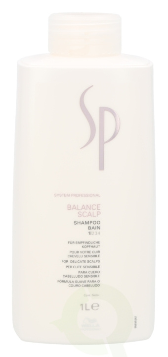 Wella SP - Balance Scalp Shampoo 1000 ml i gruppen SKÖNHET & HÄLSA / Hår & Styling / Hårvårdsprodukter / Schampo hos TP E-commerce Nordic AB (C73930)