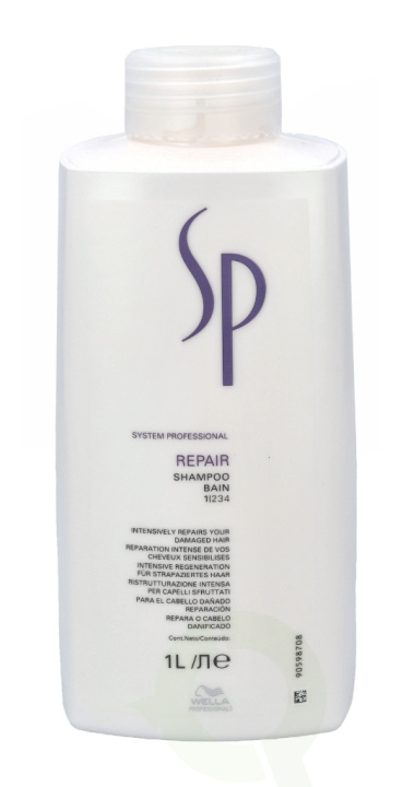 Wella SP - Repair Shampoo 1000 ml For Damaged Hair i gruppen SKÖNHET & HÄLSA / Hår & Styling / Hårvårdsprodukter / Schampo hos TP E-commerce Nordic AB (C73937)