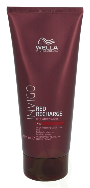 Wella Invigo - Red Recharge Color Refr. Cond. 200 ml i gruppen SKÖNHET & HÄLSA / Hår & Styling / Hårvårdsprodukter / Balsam hos TP E-commerce Nordic AB (C74044)