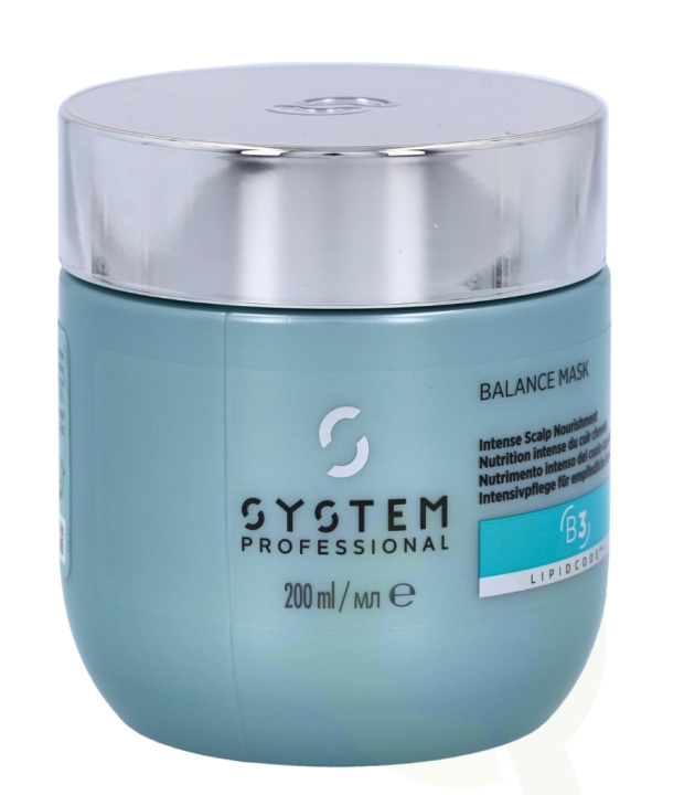 Wella System P. - Lipid Code - Balance Mask B3 200 ml i gruppen SKÖNHET & HÄLSA / Hår & Styling / Hårvårdsprodukter / Hårinpackning hos TP E-commerce Nordic AB (C74051)