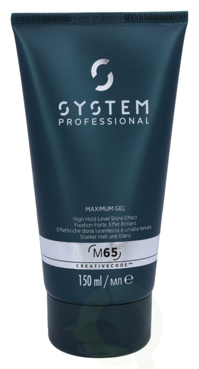 Wella System P. - Men Maximum Gel M65 150 ml i gruppen SKÖNHET & HÄLSA / Hår & Styling / Hårstylingprodukter / Gele / Gelespray hos TP E-commerce Nordic AB (C74101)