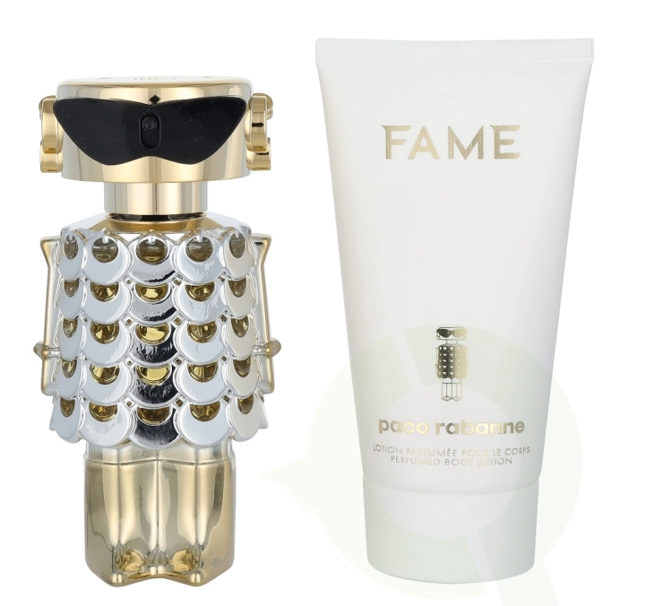 Paco Rabanne Fame Giftset 125 ml Edp Spray 50m/Perfumed Body Lotion 75ml i gruppen SKÖNHET & HÄLSA / Presentkit / Presentkit För Henne hos TP E-commerce Nordic AB (C74154)