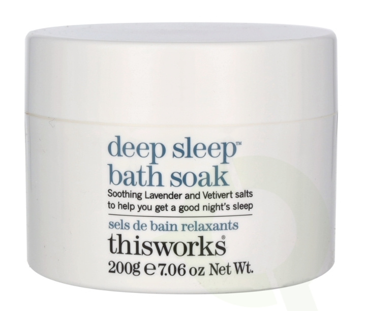 This Works Deep Sleep Bath Soak 200 g i gruppen SKÖNHET & HÄLSA / Hudvård / Kroppsvård / Bad & Duschcreme hos TP E-commerce Nordic AB (C74609)