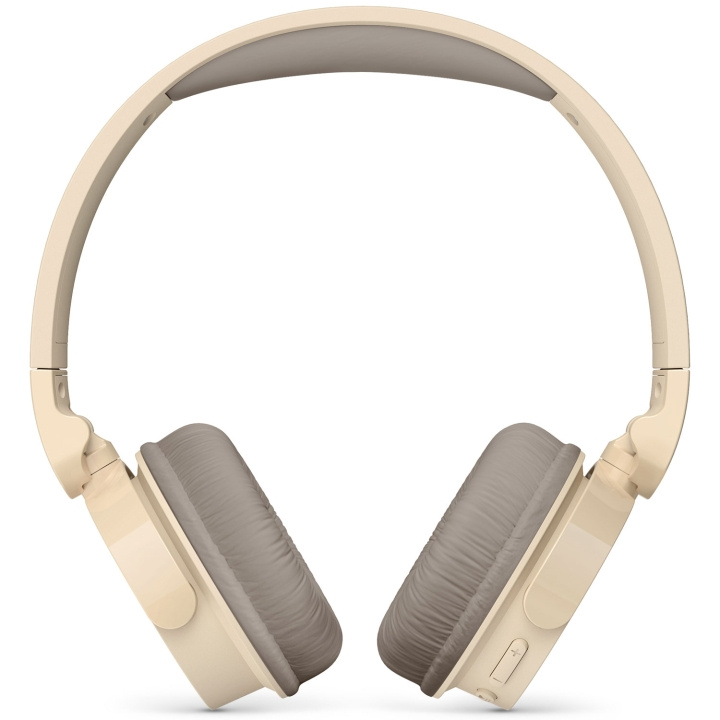 Philips Trådlösa on-ear-hörlurar TAH3209BG, 25h speltid, lätta och bekväma. Beige i gruppen HEMELEKTRONIK / Ljud & Bild / Hörlurar & Tillbehör / Hörlurar hos TP E-commerce Nordic AB (C74669)