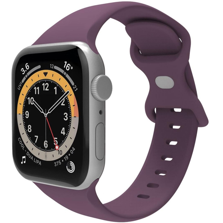 Celly Armband till Apple Watch 38/40/41mm Silikon Lila i gruppen SMARTPHONE & SURFPLATTOR / Träning, hem & fritid / Apple Watch & tillbehör / Tillbehör hos TP E-commerce Nordic AB (C74708)