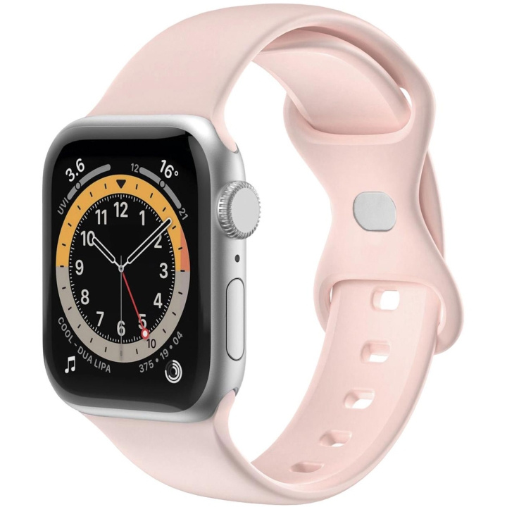 Celly Armband till Apple Watch 42/44/45mm Silikon Rosa i gruppen SMARTPHONE & SURFPLATTOR / Träning, hem & fritid / Apple Watch & tillbehör / Tillbehör hos TP E-commerce Nordic AB (C74710)