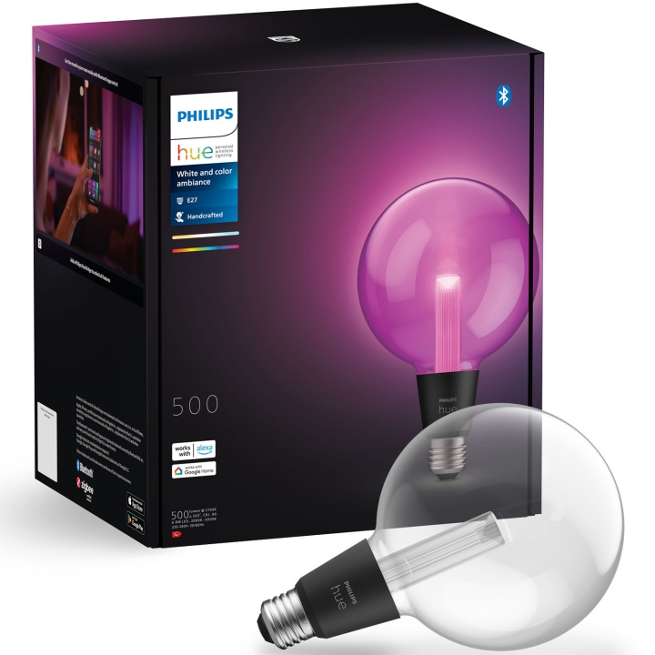 Philips Hue Lightguide Globe Large 125mm E27 White and Color Ambiance i gruppen HEMELEKTRONIK / Belysning / LED-lampor hos TP E-commerce Nordic AB (C74725)