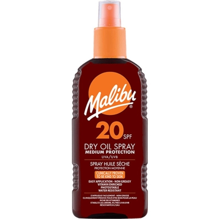 Malibu Dry Oil Spray SPF20 100ml i gruppen SKÖNHET & HÄLSA / Hudvård / Solskydd & Tanning / Solskydd hos TP E-commerce Nordic AB (C74748)