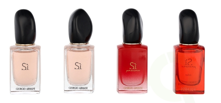 Armani Si Miniatures Set 28 ml 4x7ml - Si Edt/Si Edp/Si Fioro Edp/Si Passione Edp i gruppen SKÖNHET & HÄLSA / Doft & Parfym / Parfym / Parfymboxar hos TP E-commerce Nordic AB (C74825)