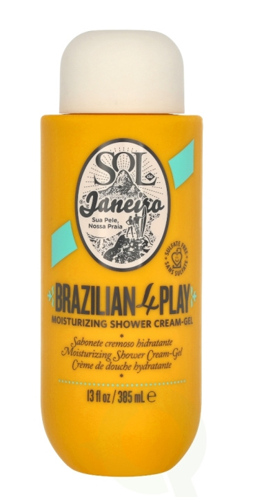 Sol De Janeiro Brazilian 4 Play Moisturizing Shower Cream 385 ml i gruppen SKÖNHET & HÄLSA / Hudvård / Kroppsvård / Bad & Duschcreme hos TP E-commerce Nordic AB (C74915)